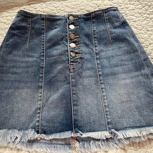 Altard State Denim Mini Skirt XS